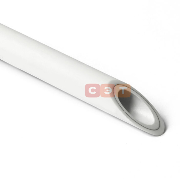 Труба белая СТЕКЛОволокно PN20 (SDR 6) полипропиленовая  20x3,4  Pro Aqua